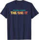 Patriot Supply Co Gear & Apparel Funny Preferred Pronouns The She It Saying Quote -Kids X-Small Black Cotton Short Sleeve Novelty/Humorous Quote T-Shirt - T-Shirt | Navy