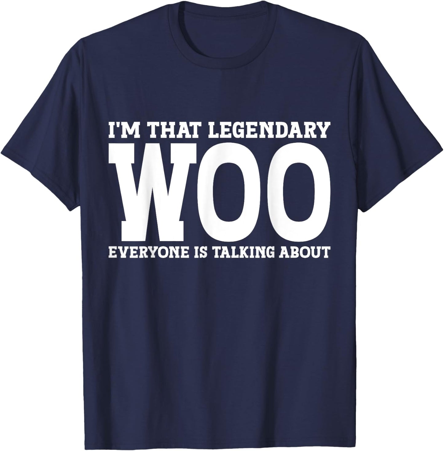 Woo Surname Funny Team Family Last Name Woo T-Shirt - T-Shirt | Navy