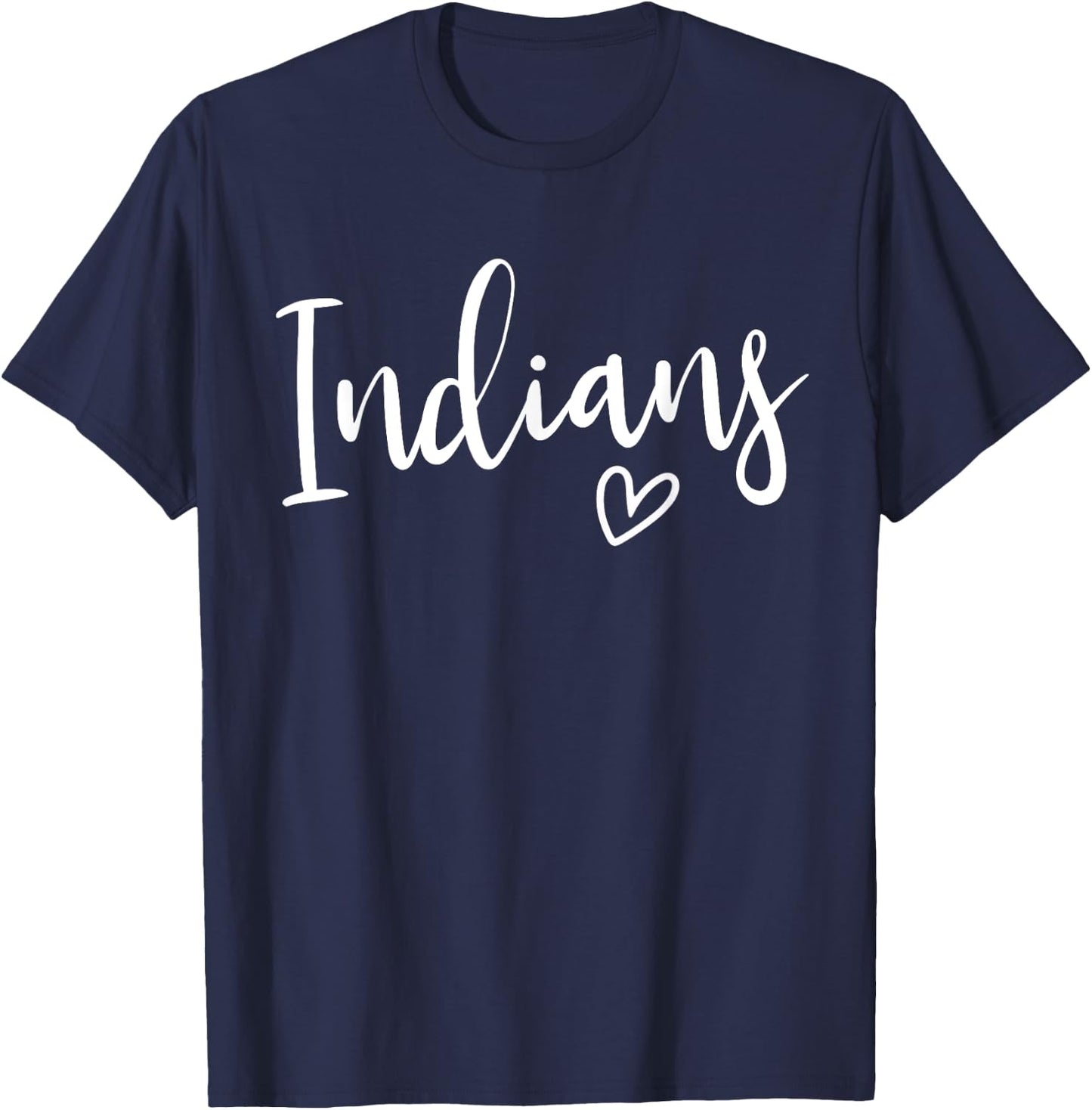 Indians High School Indians Sports Team Women's Indians T-Shirt - T-Shirt | Navy