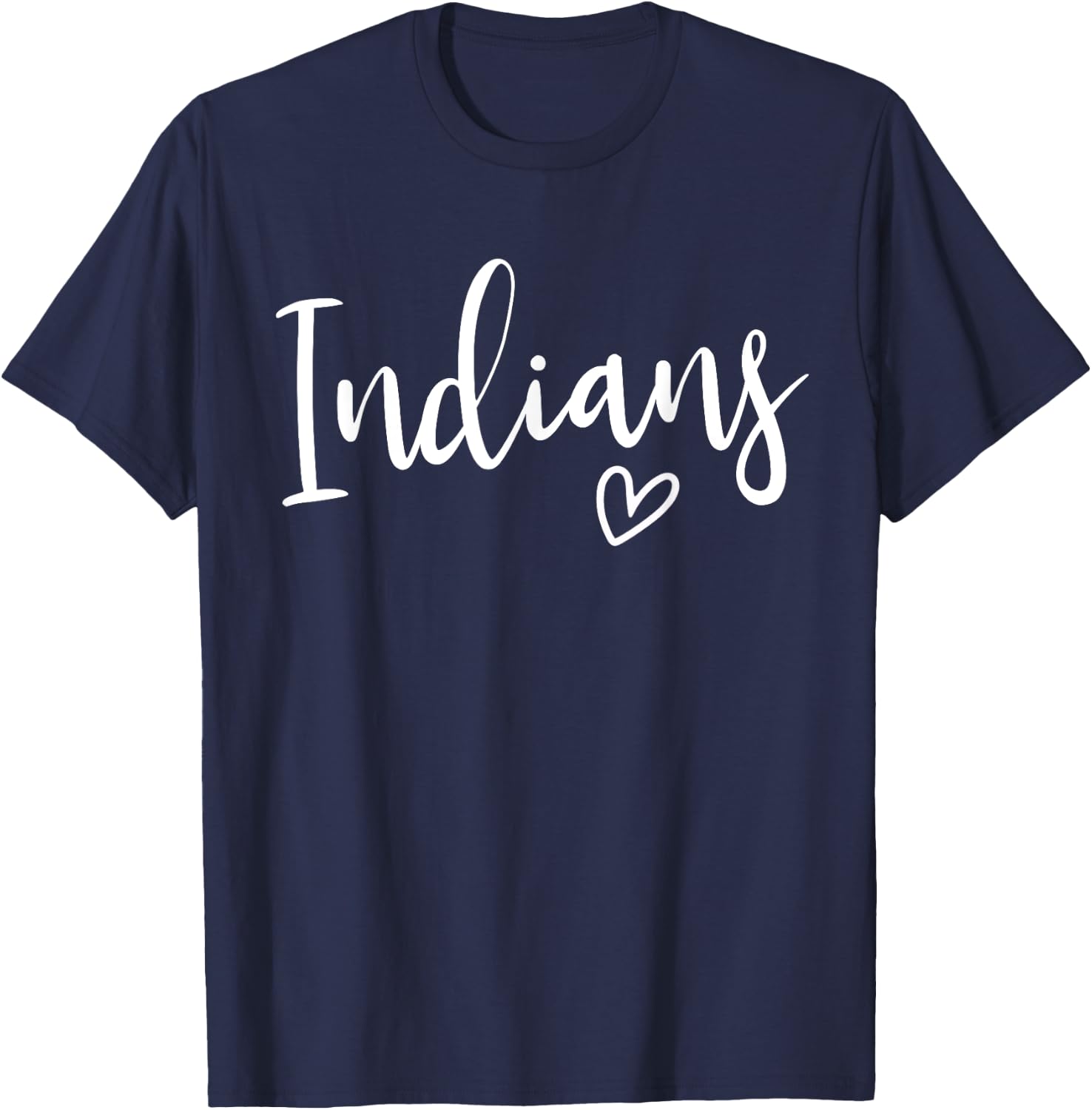 Indians High School Indians Sports Team Women's Indians T-Shirt - T-Shirt | Navy