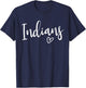 Indians High School Indians Sports Team Women's Indians T-Shirt - T-Shirt | Navy