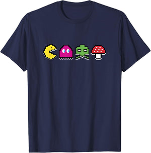 80s Video Game Vintage Arcade - Arcade Room 80s 90s Gamer T-Shirt - T-Shirt | Navy