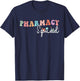 Groovy Pharmacy Squad Tech Pharmacist Crew T-Shirt - T-Shirt | Navy