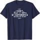 I Don't Rise and Shine I Caffeinate and Hope for the Best T-Shirt - T-Shirt | Navy