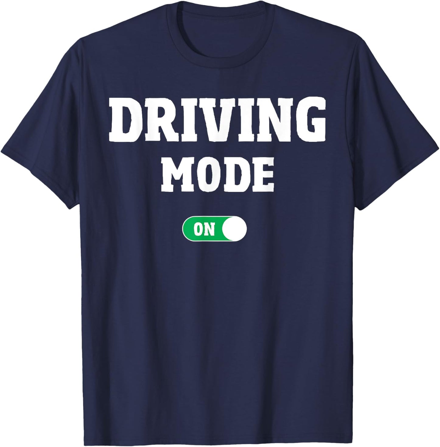 Driving School Test - Funny Driver's License Driving Mode On T-Shirt - T-Shirt | Navy