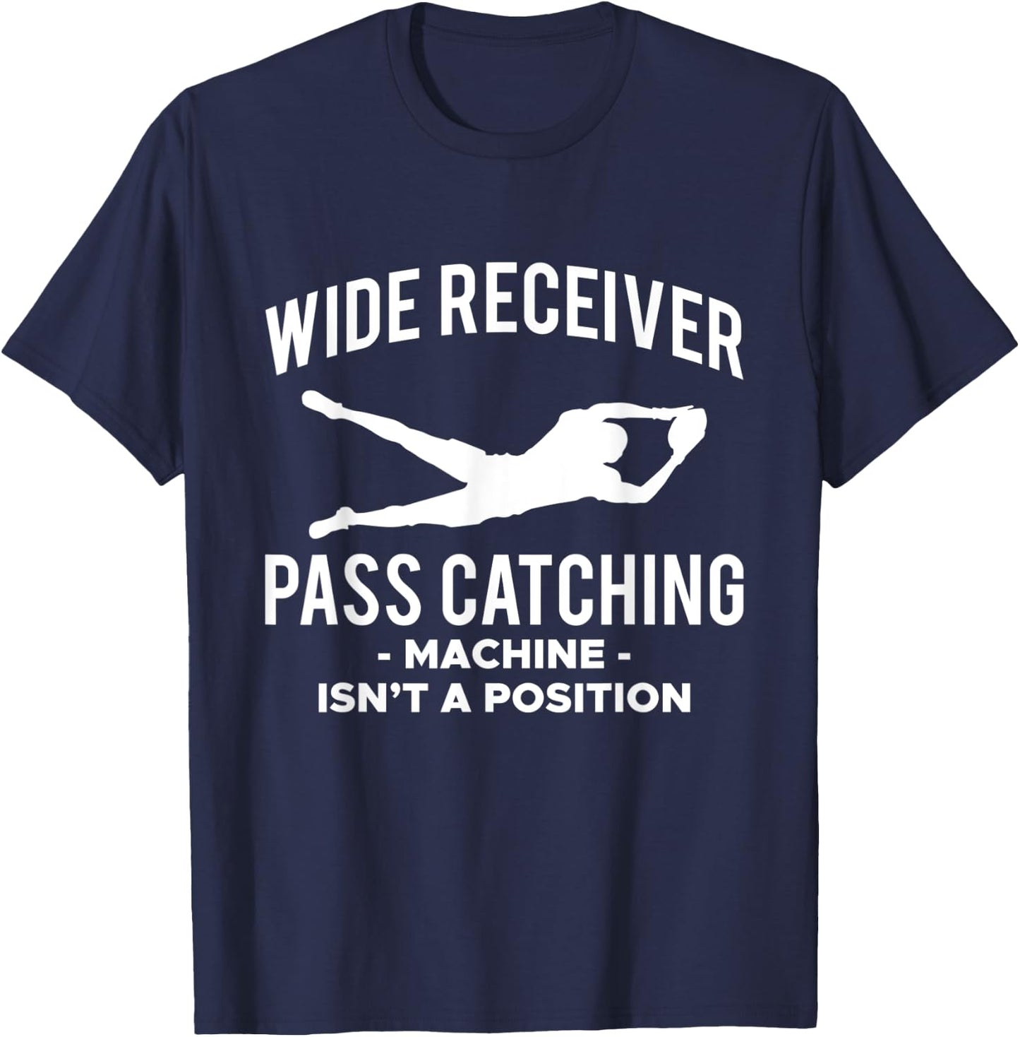 The Wide Receiver Football T-Shirt - T-Shirt | Navy