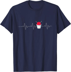 Cardio Drumming Heartbeat Fitness Class Gym Workout Exercise T-Shirt - T-Shirt | Navy