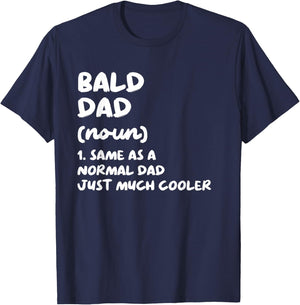 Bald Dad Definition T-Shirt - T-Shirt | Navy