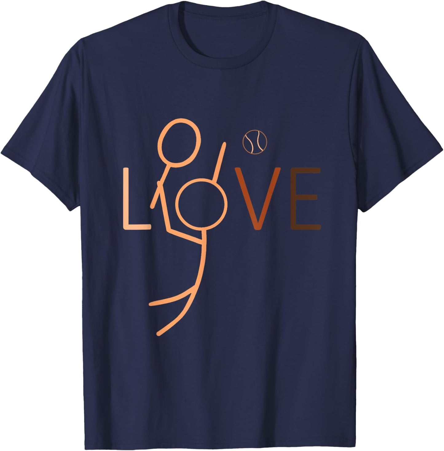Love Tennis Black History Month BLM Melanin Sport T-Shirt - T-Shirt | Navy