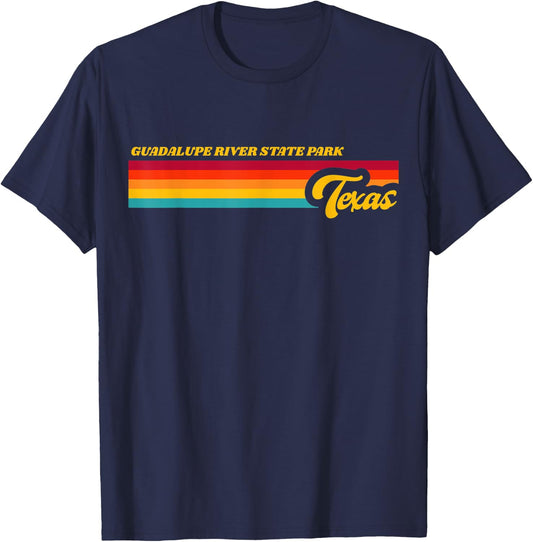 Texas Guadalupe River State Park T-Shirt - T-Shirt | Navy