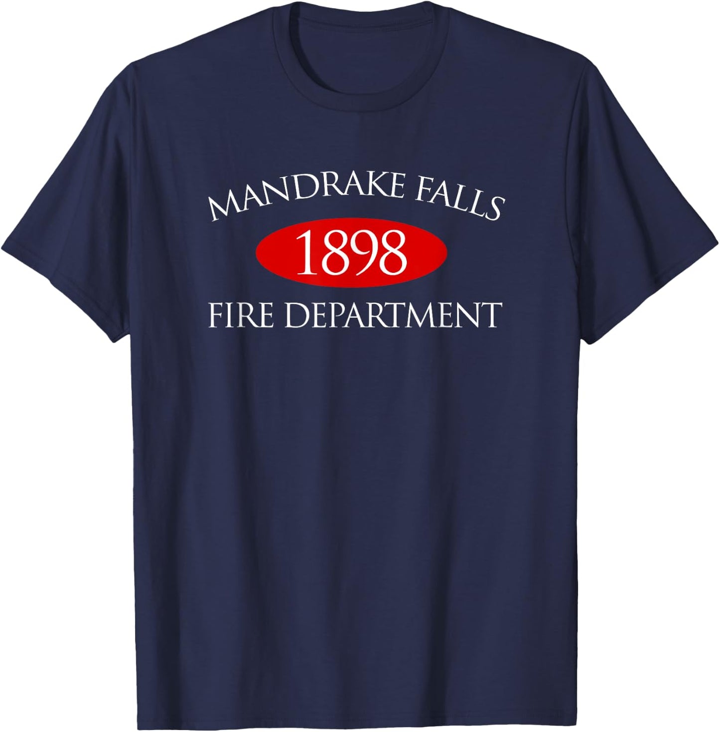 Mandrake Falls Fire Department T-Shirt - T-Shirt | Navy