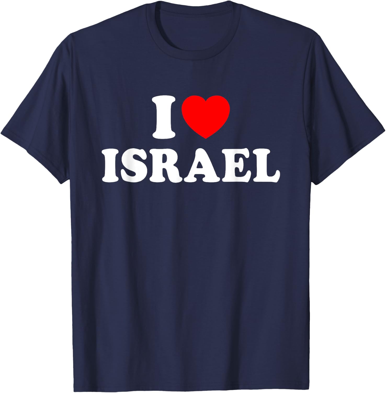 I Love Israel T-Shirt - T-Shirt | Navy