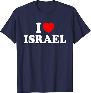 I Love Israel T-Shirt - T-Shirt | Navy