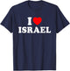 I Love Israel T-Shirt - T-Shirt | Navy