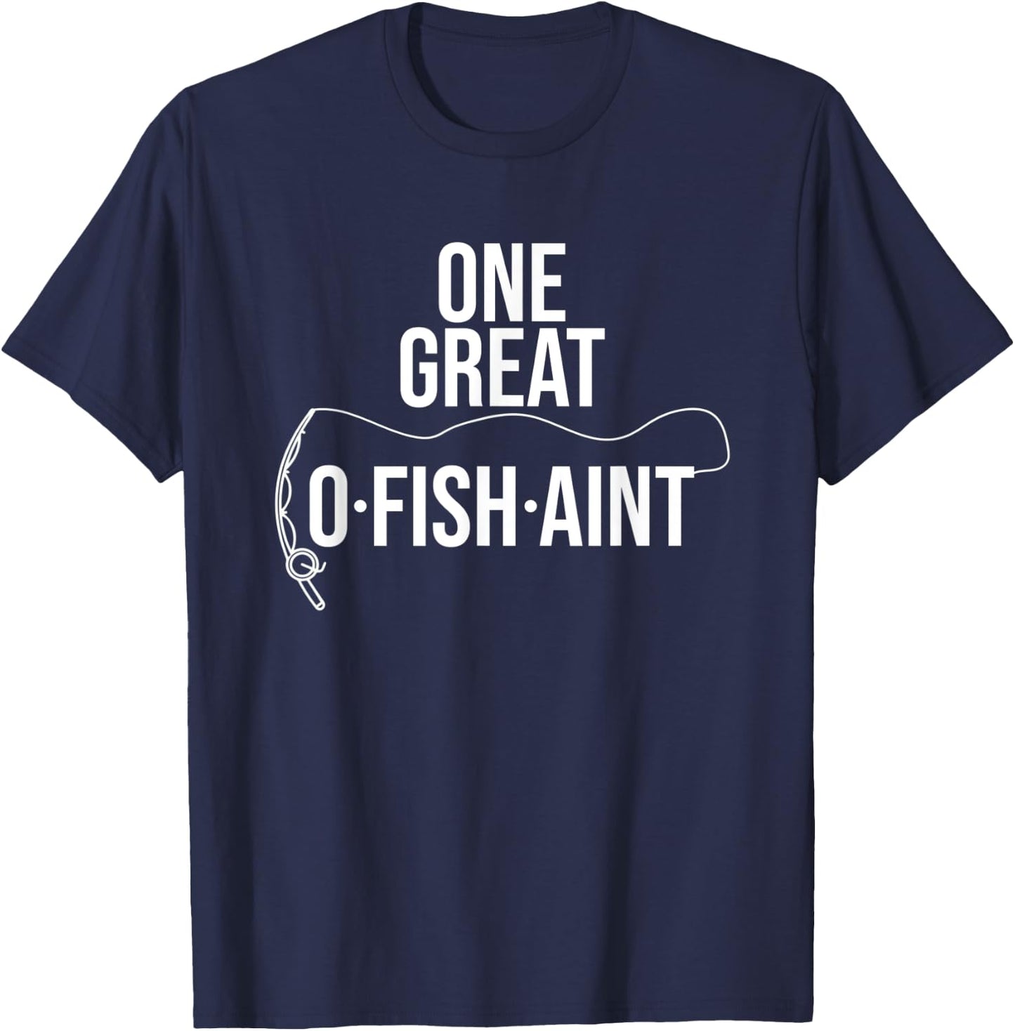One Great O-Fish-iant Fishing Lover Wedding Officiant T-Shirt - T-Shirt | Navy