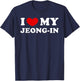 I Love My Jeong-In, I Heart My Jeong-In T-Shirt - T-Shirt | Navy