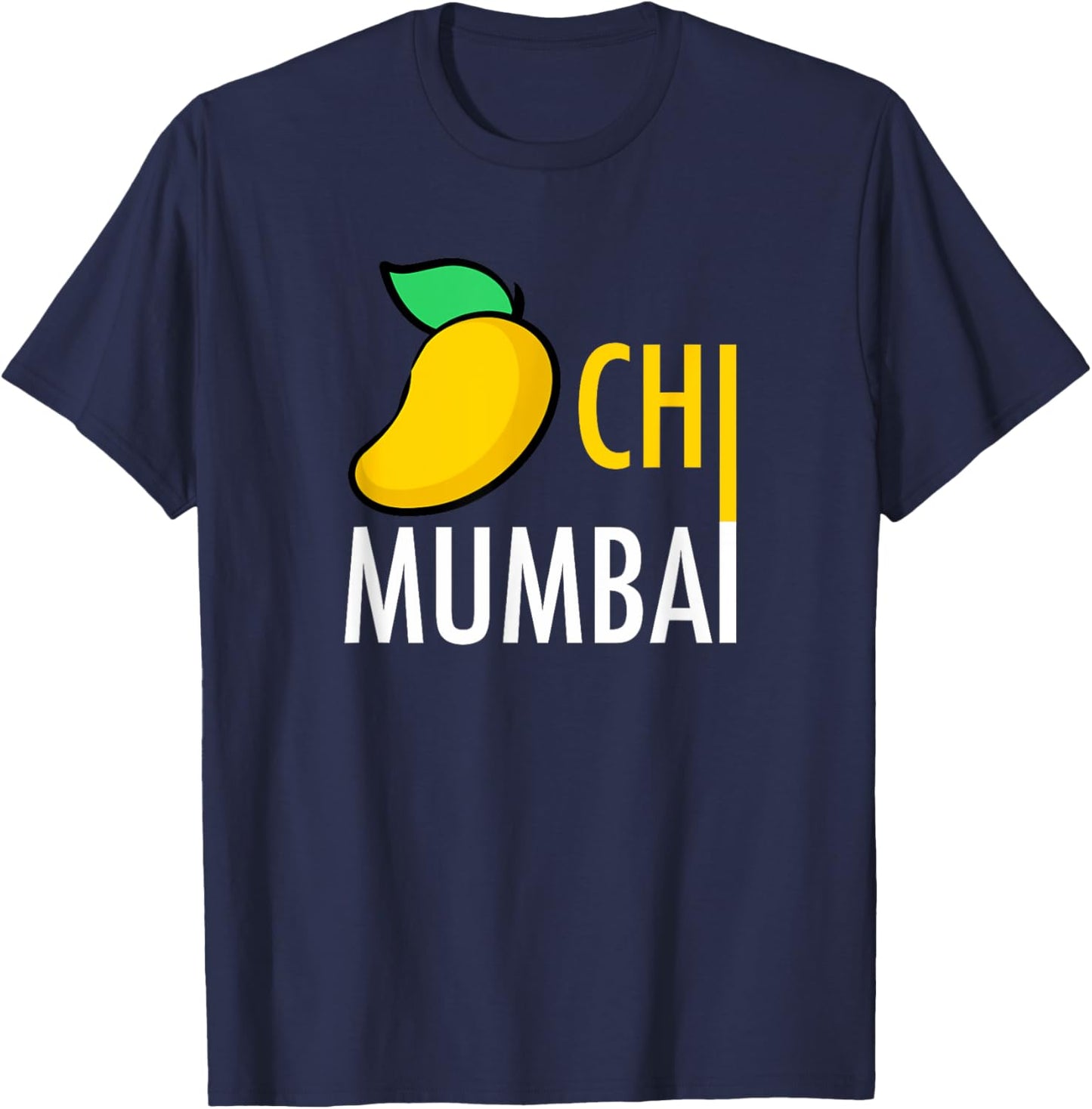 Aamchi Mumbai Marathi Maharashtra Mango Travel India T-Shirt - T-Shirt | Navy