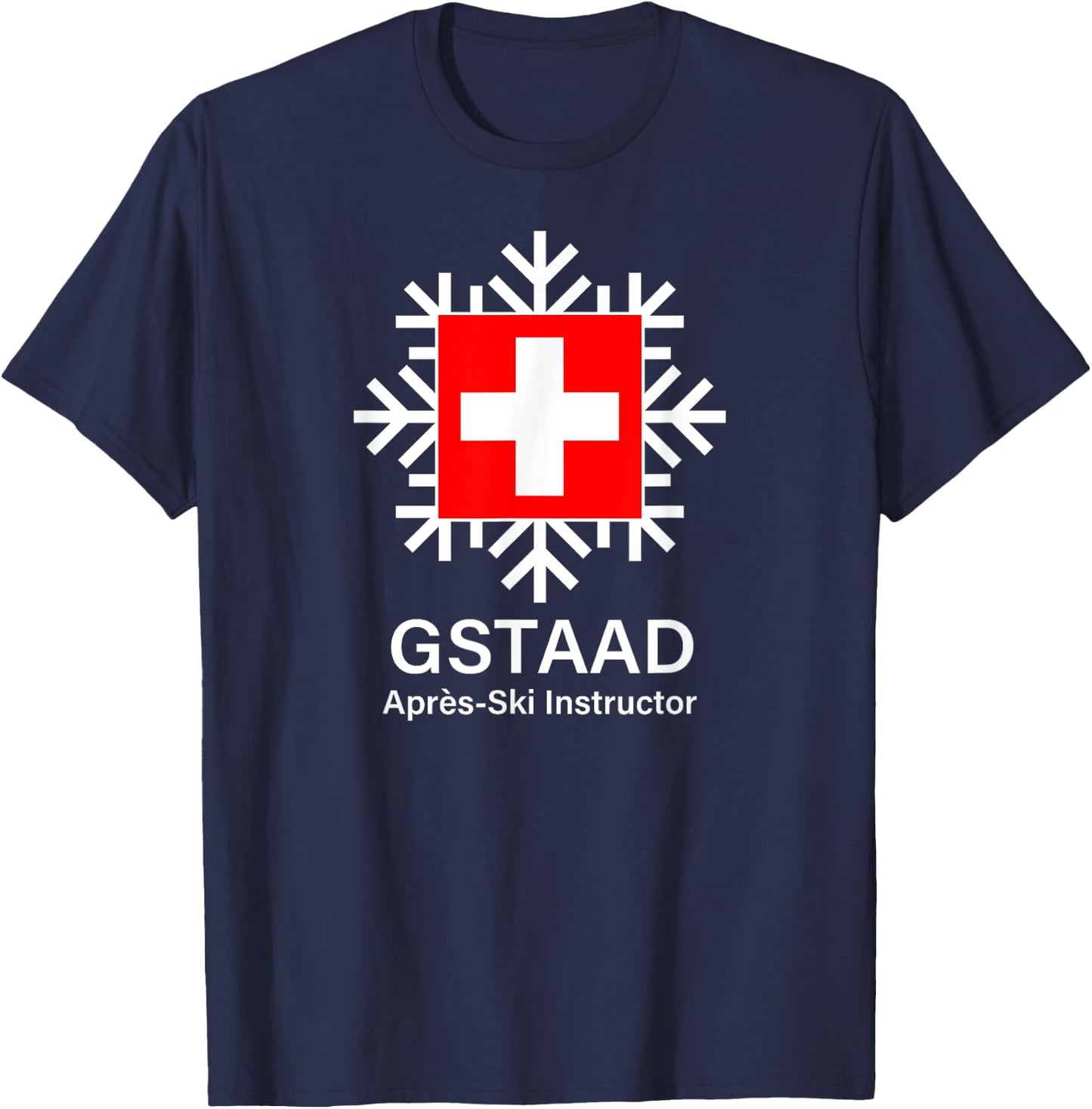 Gstaad Apres-Ski Instructor T-Shirt - T-Shirt | Navy