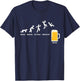 Beer Week Finally Friday Weekend Funny Beer Gift T-Shirt - T-Shirt | Navy