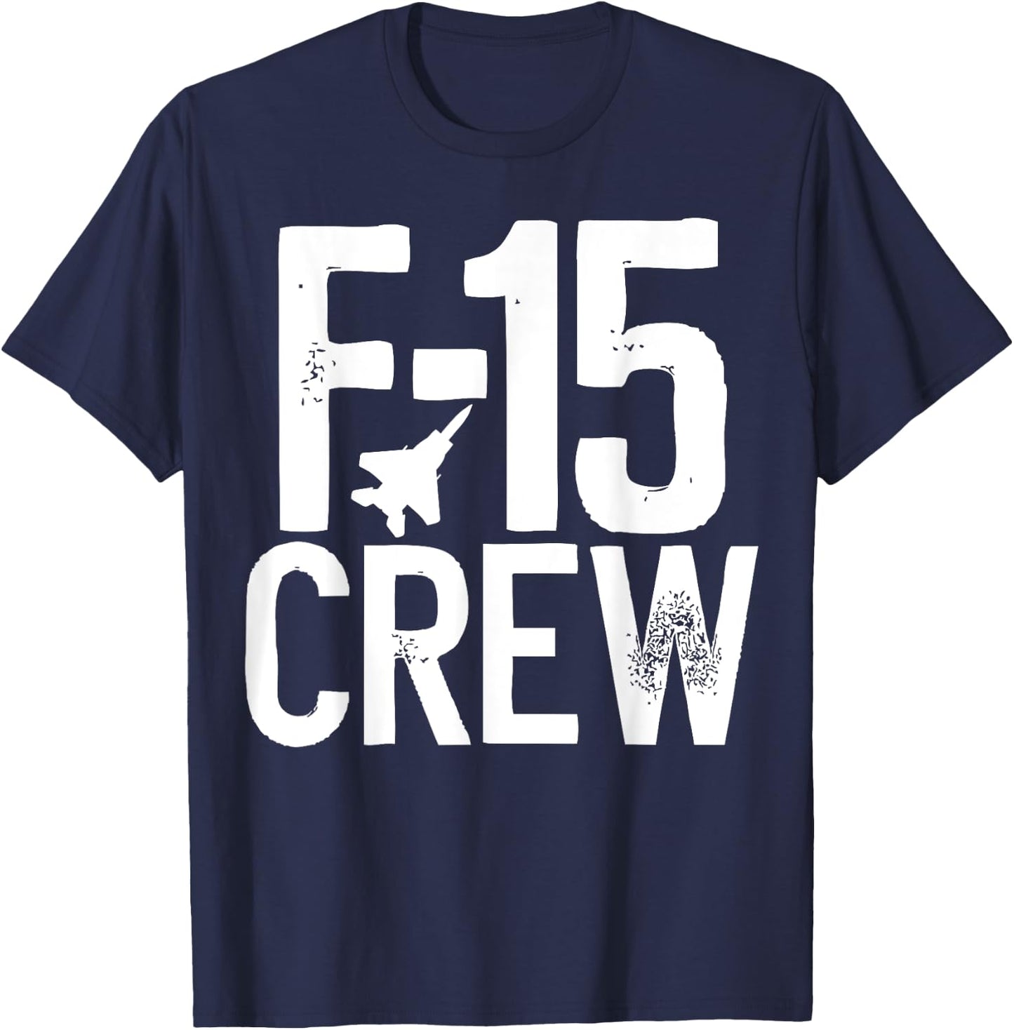 Eagle F-15 silhouette Jet Fighter Crew and Team Fighter jet T-Shirt - T-Shirt | Navy