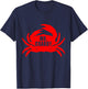 Mr. Crabby Crab Grumpy Grouchy Funny Sarcastic Adult Humor T-Shirt - T-Shirt | Navy