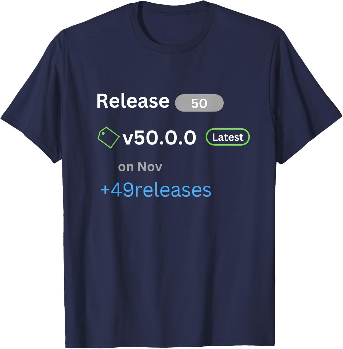 50th Year Birthday Nov Funny For IT Programmer Costume Gifts T-Shirt - T-Shirt | Navy