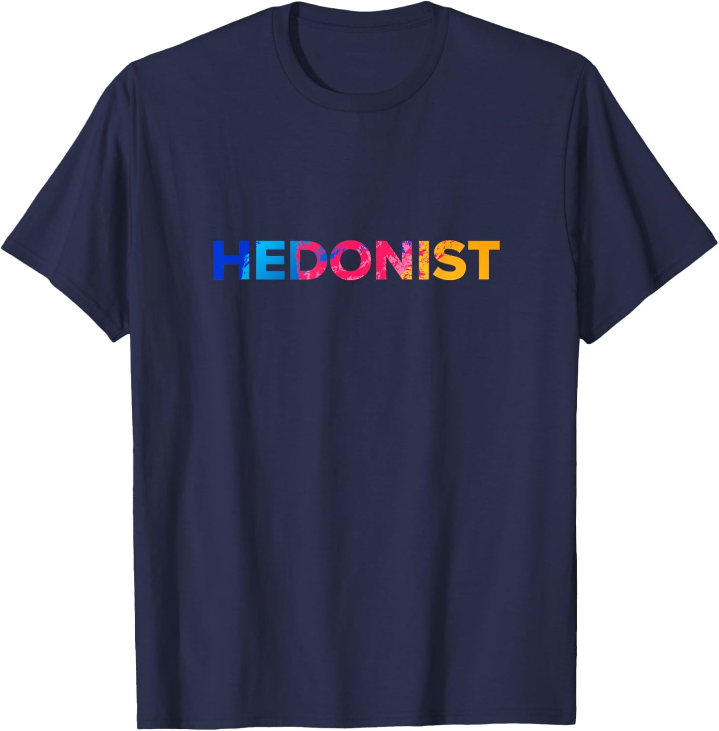 Hedonist Multicolor T-Shirt - T-Shirt | Navy