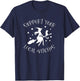 Support Your Local Witches Funny Halloween Costume Party T-Shirt - T-Shirt | Navy
