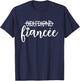 Girlfriend Fiancée, Engagement, Engaged Couple Matching T-Shirt - T-Shirt | Navy