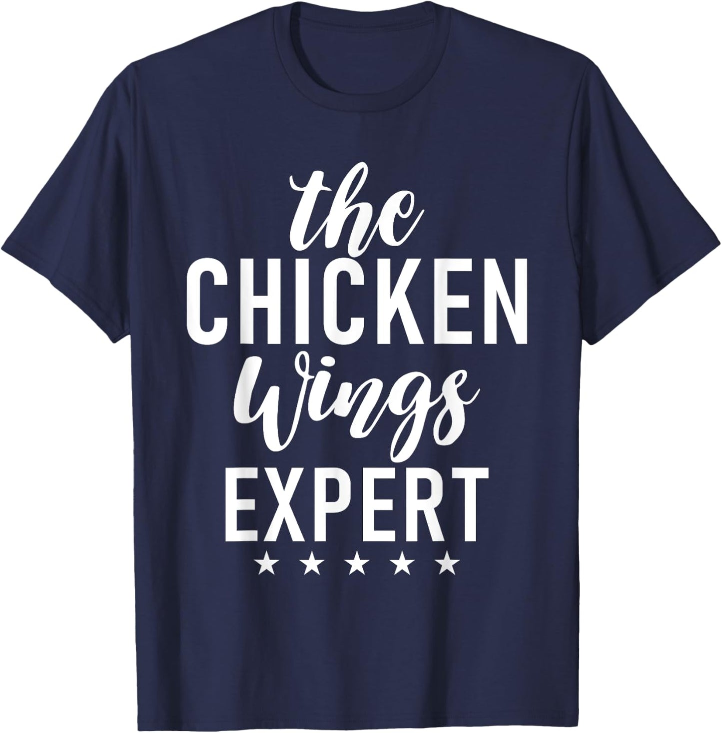 The Chicken Wings Expert T-Shirt - T-Shirt | Navy