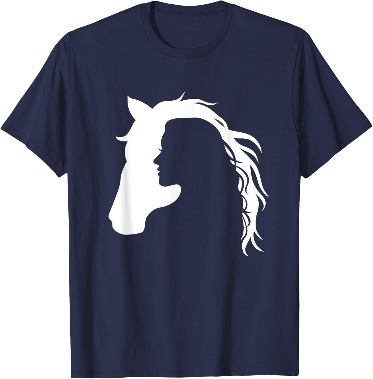 Horseback Riding - Horse Trainer Horseman Equestrian Lover T-Shirt - T-Shirt | Navy