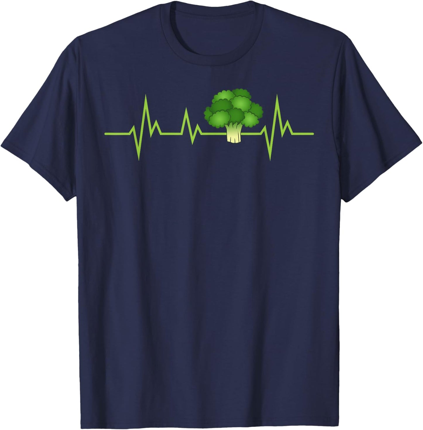 Cool Broccoli Women Vegetarian Vegan Vegetable Food T-Shirt - T-Shirt | Navy