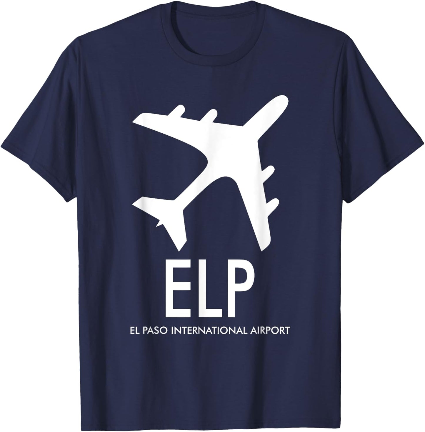 El Paso International Airport Code BAGGAGE TAG TEXAS USA T-Shirt - T-Shirt | Navy