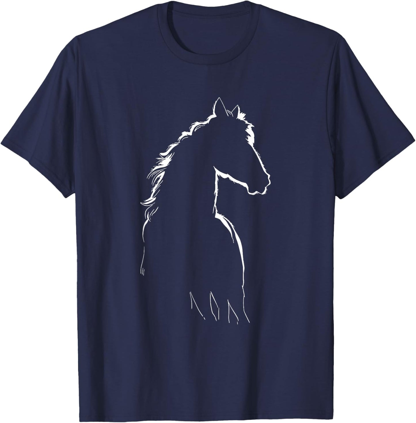 Riding horses Horse owners T-Shirt - T-Shirt | Navy