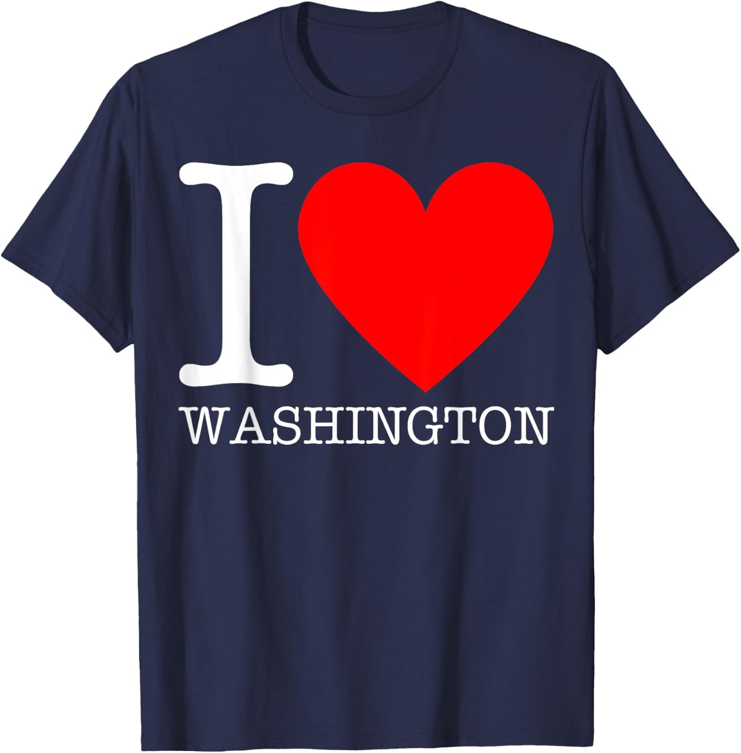 I Heart Washington - I Love DC T-Shirt - T-Shirt | Navy