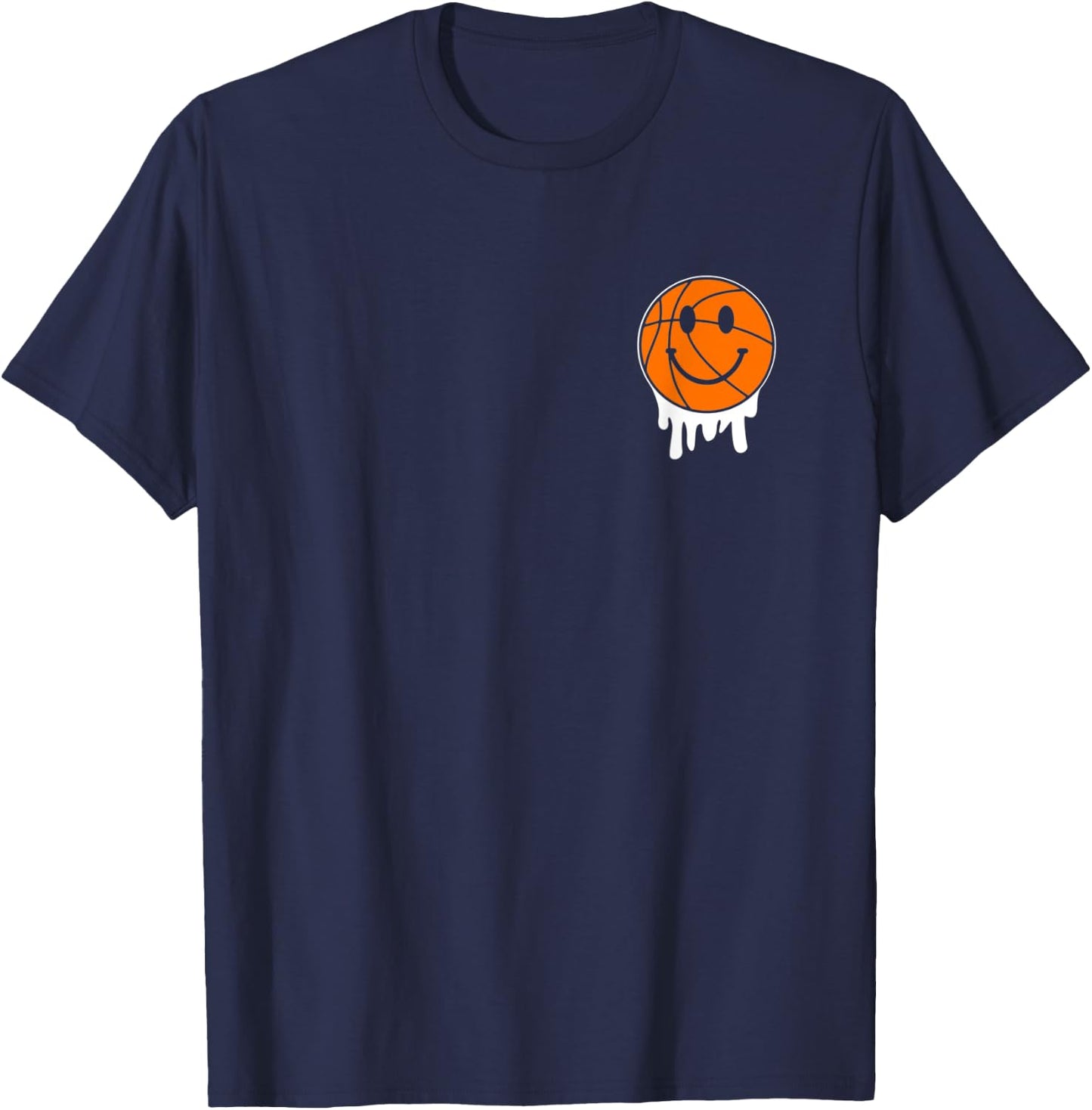 Somebody's Loud Mouth Basketball Mama Mom Mother's Day T-Shirt - T-Shirt | Navy