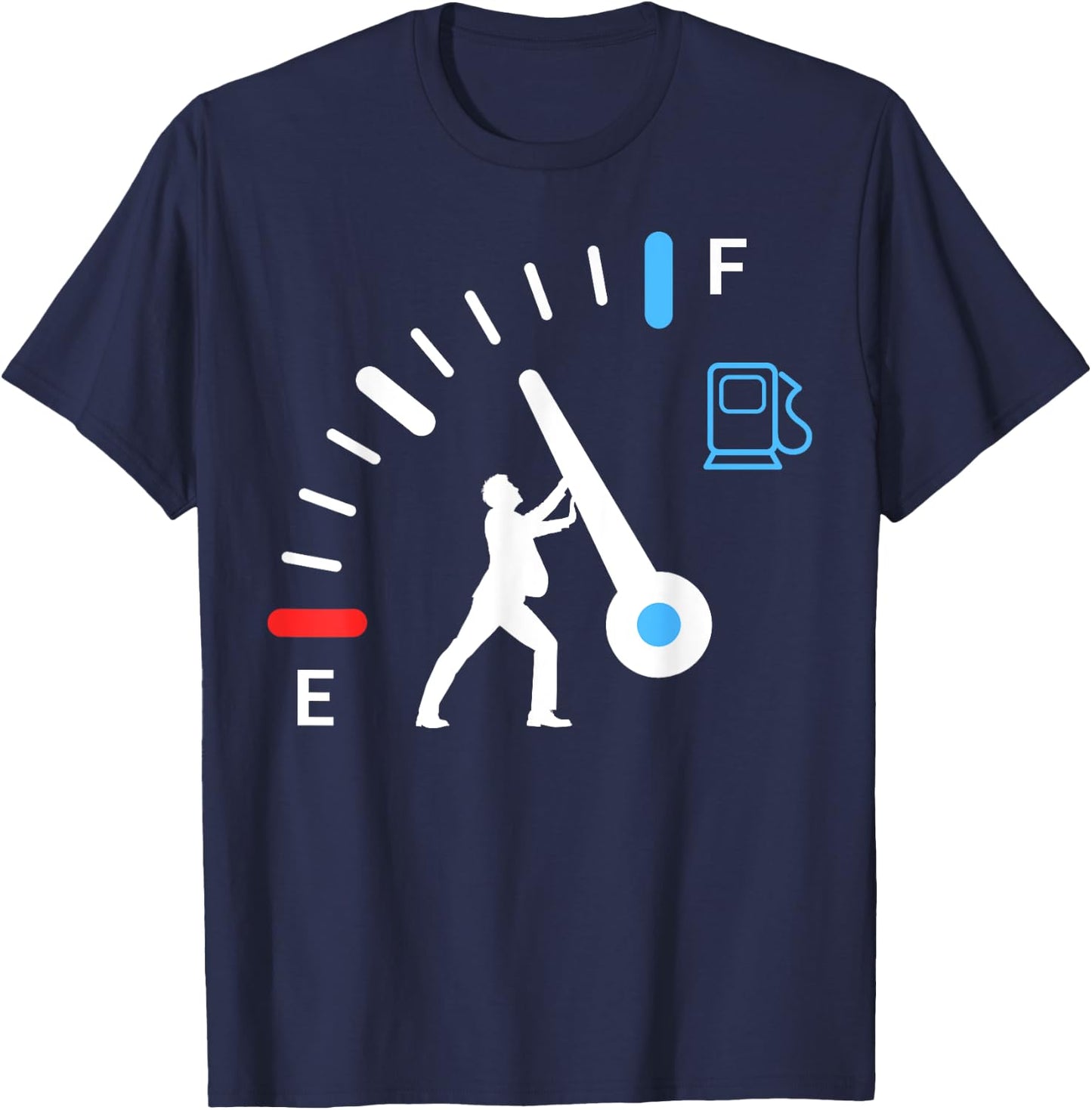 Gas Station Attendant Gas Pump Gasoline Fuel T-Shirt - T-Shirt | Navy