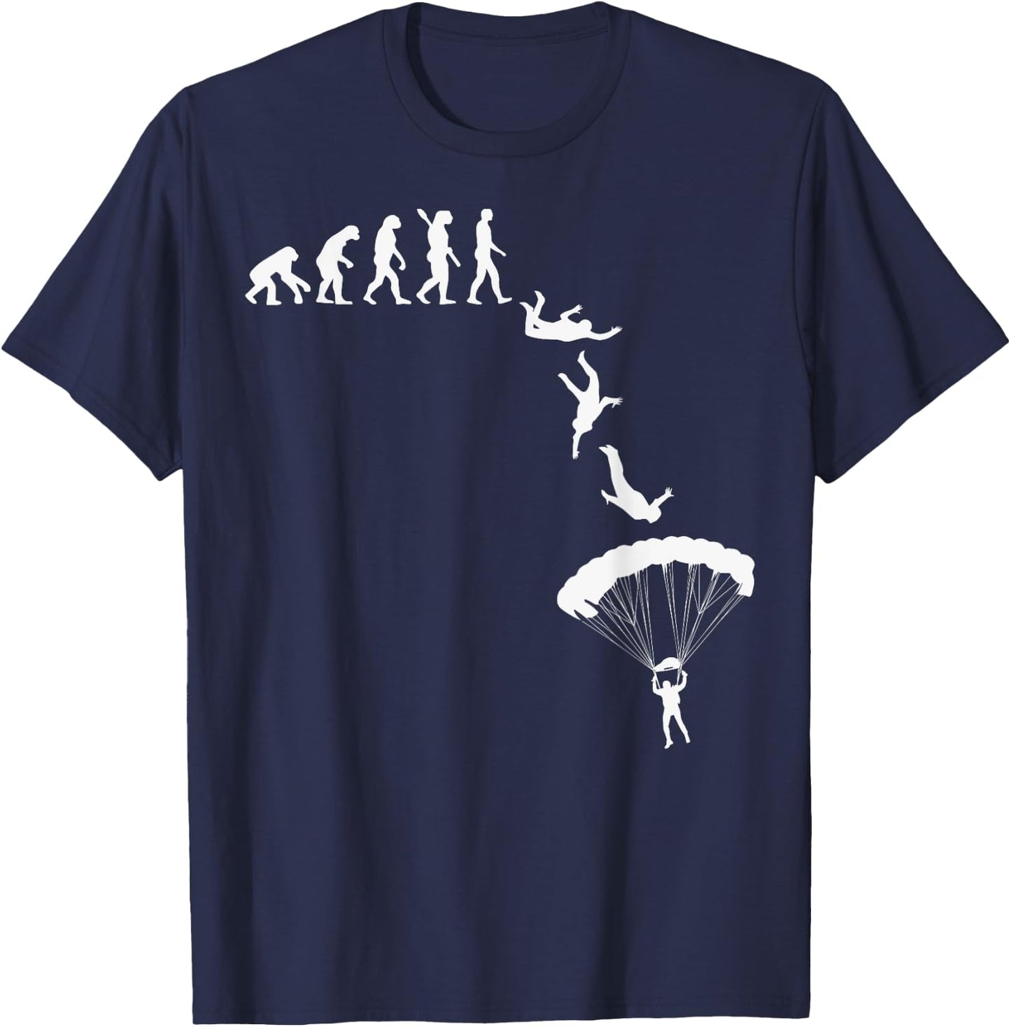 Cool Skydive Design Women Skydiver Skydiving Lovers T-Shirt - T-Shirt | Navy