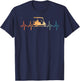 Cool Golf Cart Art Women Golfer Golf Lover & Players T-Shirt - T-Shirt | Navy