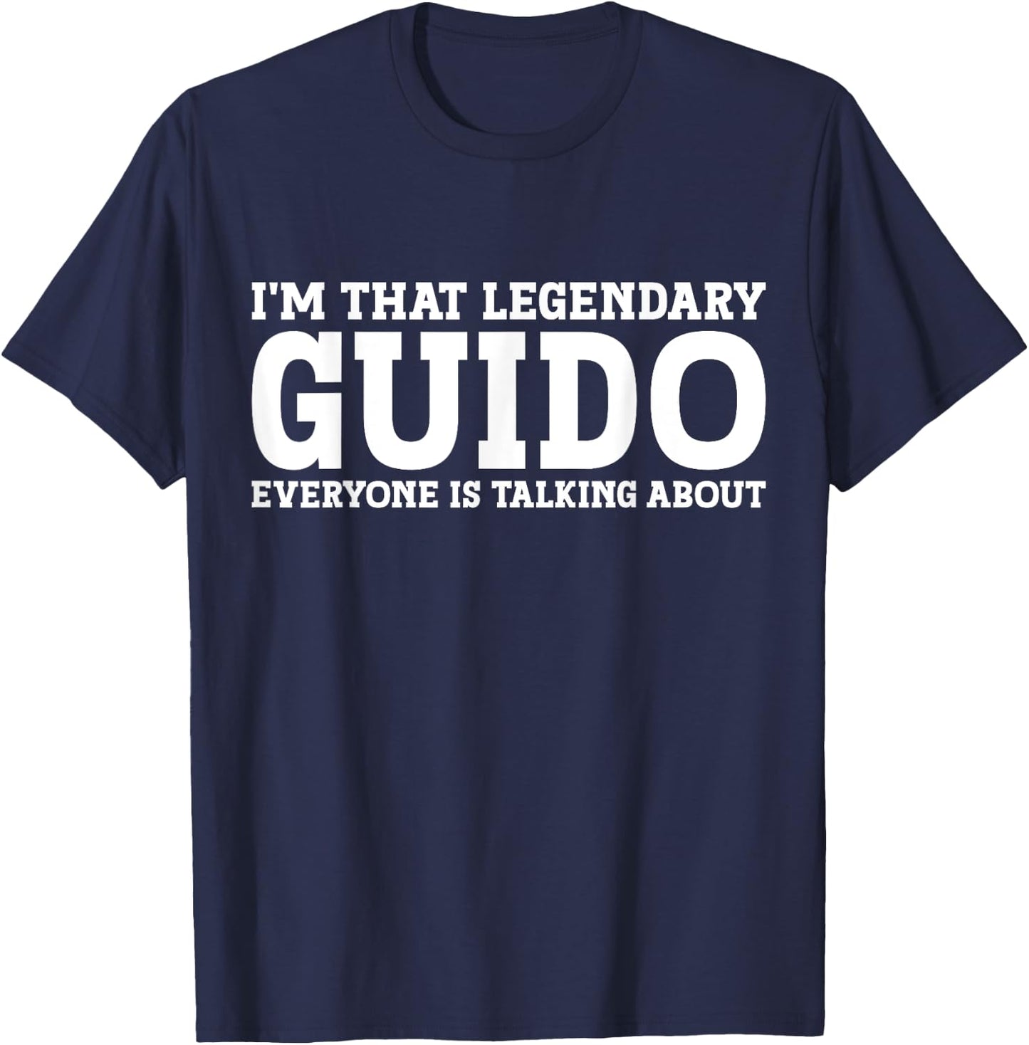 Guido Surname Funny Team Family Last Name Guido T-Shirt - T-Shirt | Navy