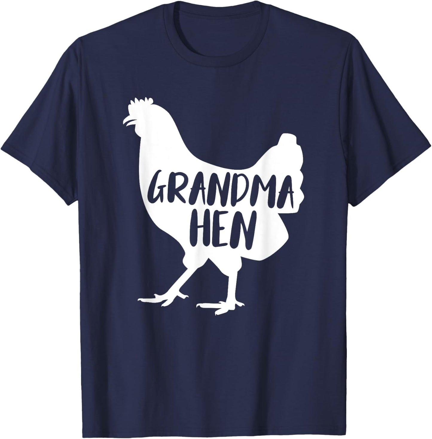 Grandma Hen For Chicken Lover Funny Farmer T-Shirt - T-Shirt | Navy