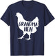 Grandma Hen For Chicken Lover Funny Farmer T-Shirt - T-Shirt | Navy