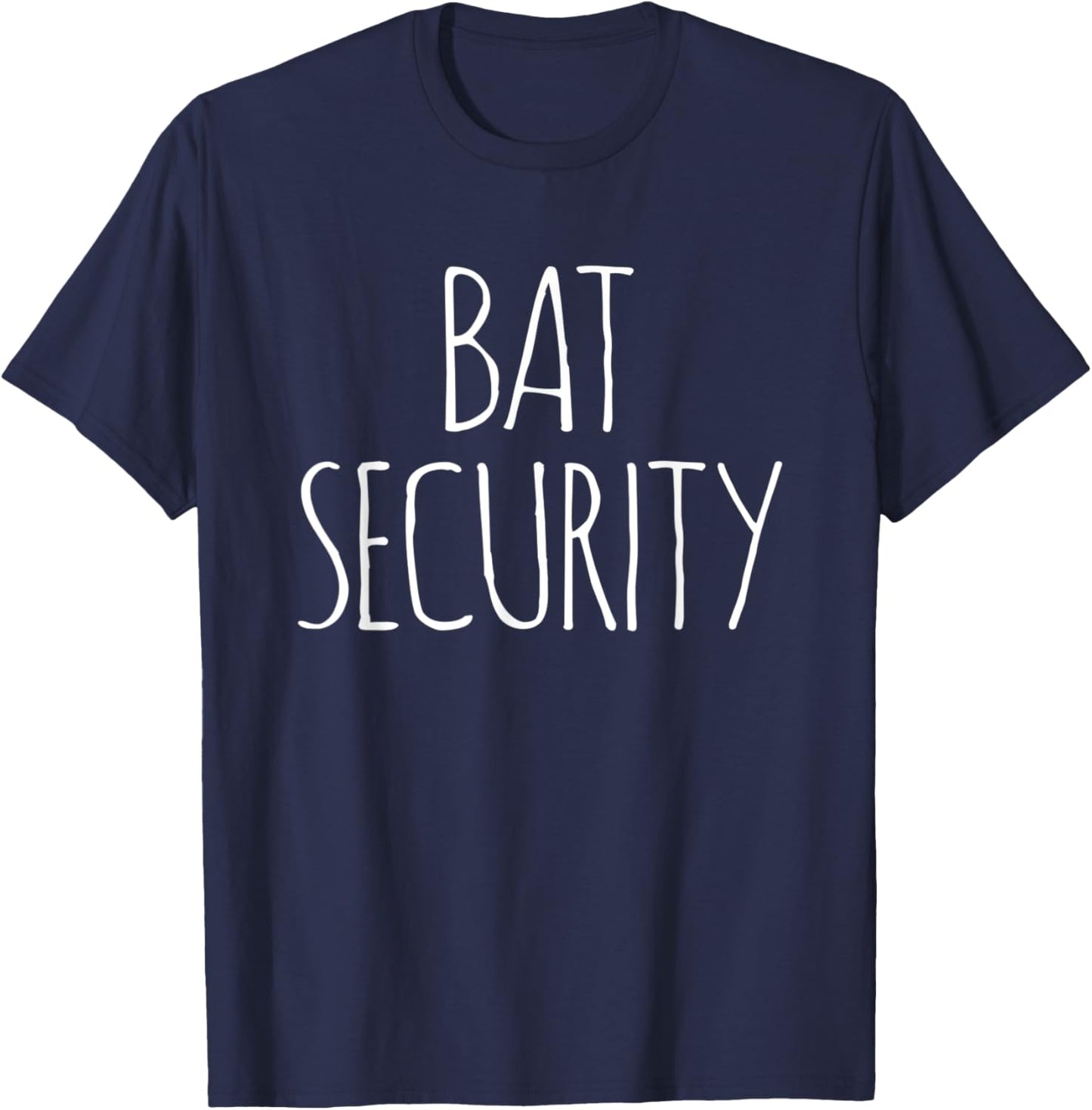 Halloween Costume Bat Security Decorations Ladies Mom T-Shirt - T-Shirt | Navy