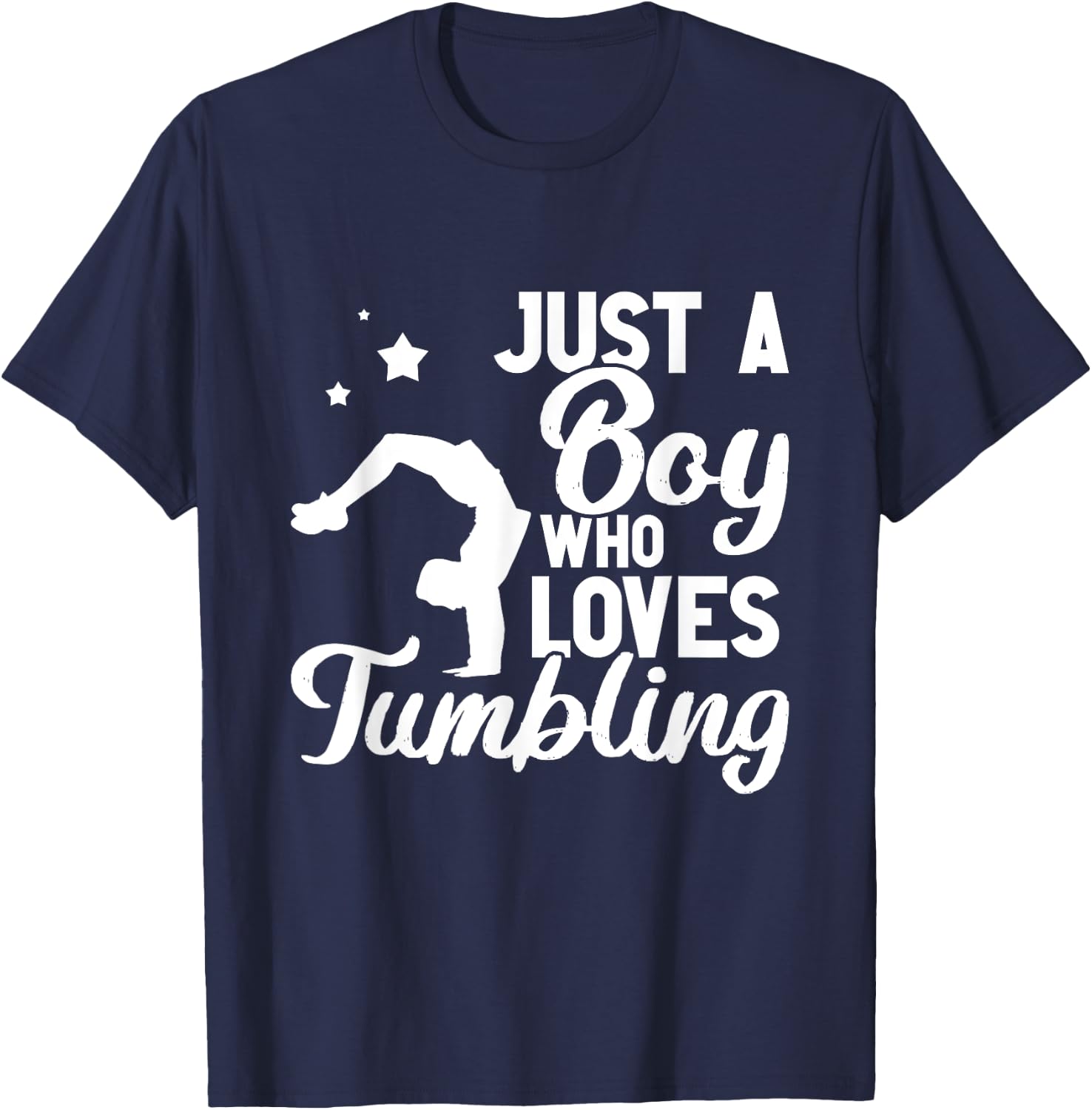 Tumbling Boy Gear Gymnast Gymnastics Funny Tumbler T-Shirt - T-Shirt | Navy