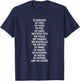 55 Burgers 55 Fries 55 Tacos T-Shirt - T-Shirt | Navy