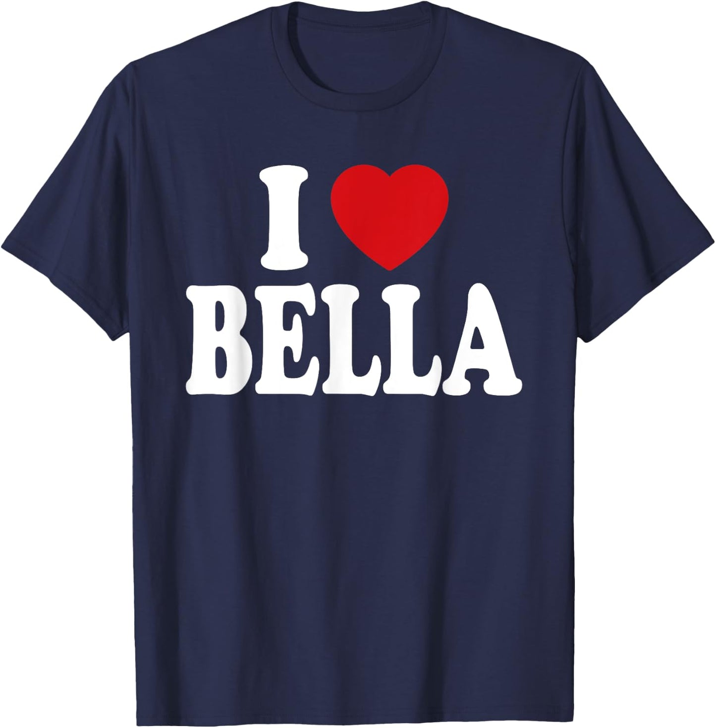 I Heart Love Bella T-Shirt - T-Shirt | Navy