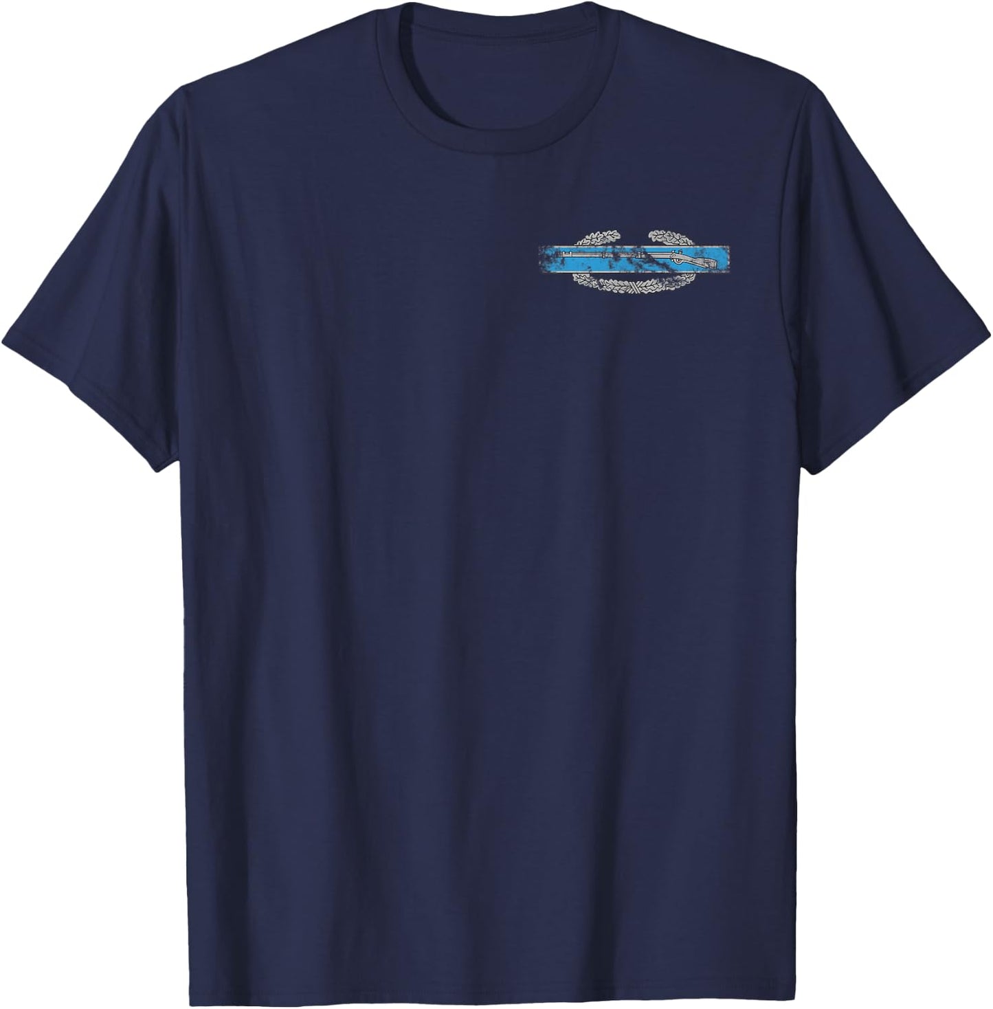 US Army CIB - Combat Infantryman Badge - 11 Bravo - 11B T-Shirt - T-Shirt | Navy