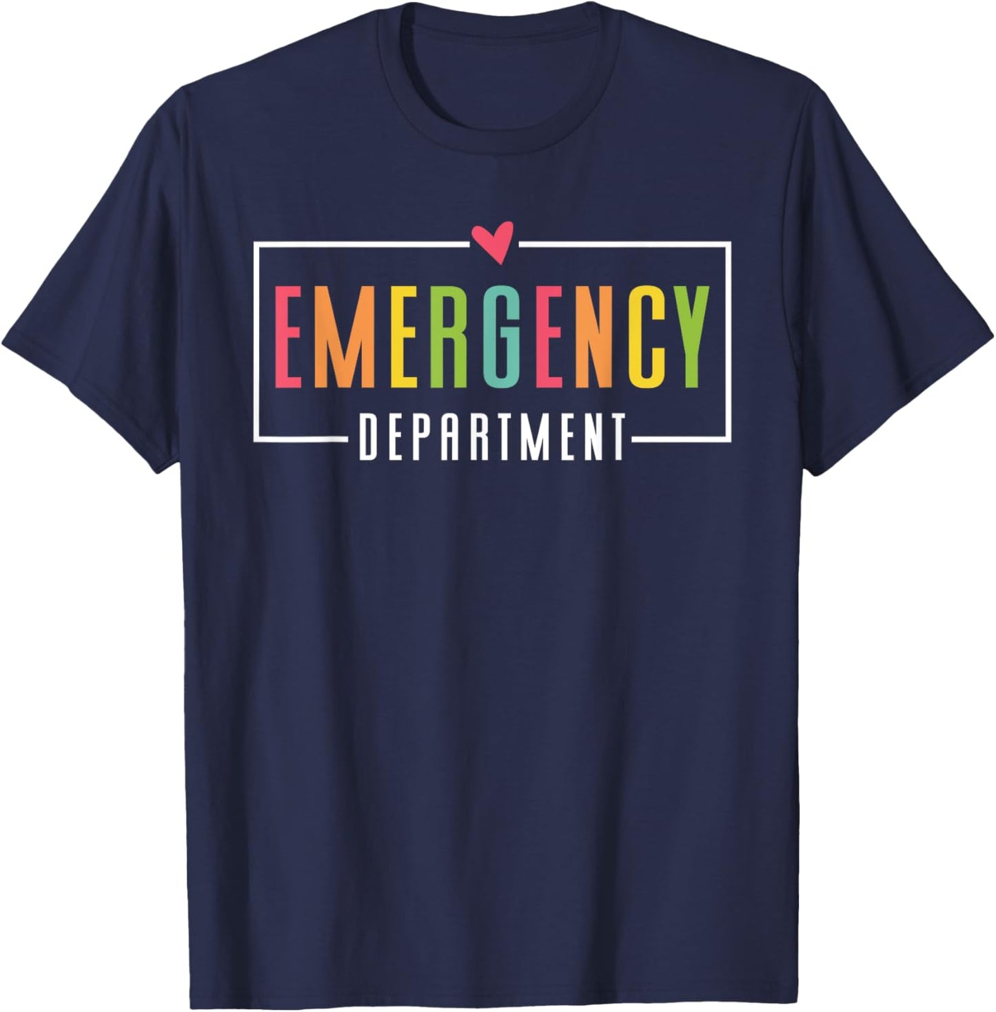 Emergency Department Emergency Room Healthcare T-Shirt - T-Shirt | Navy