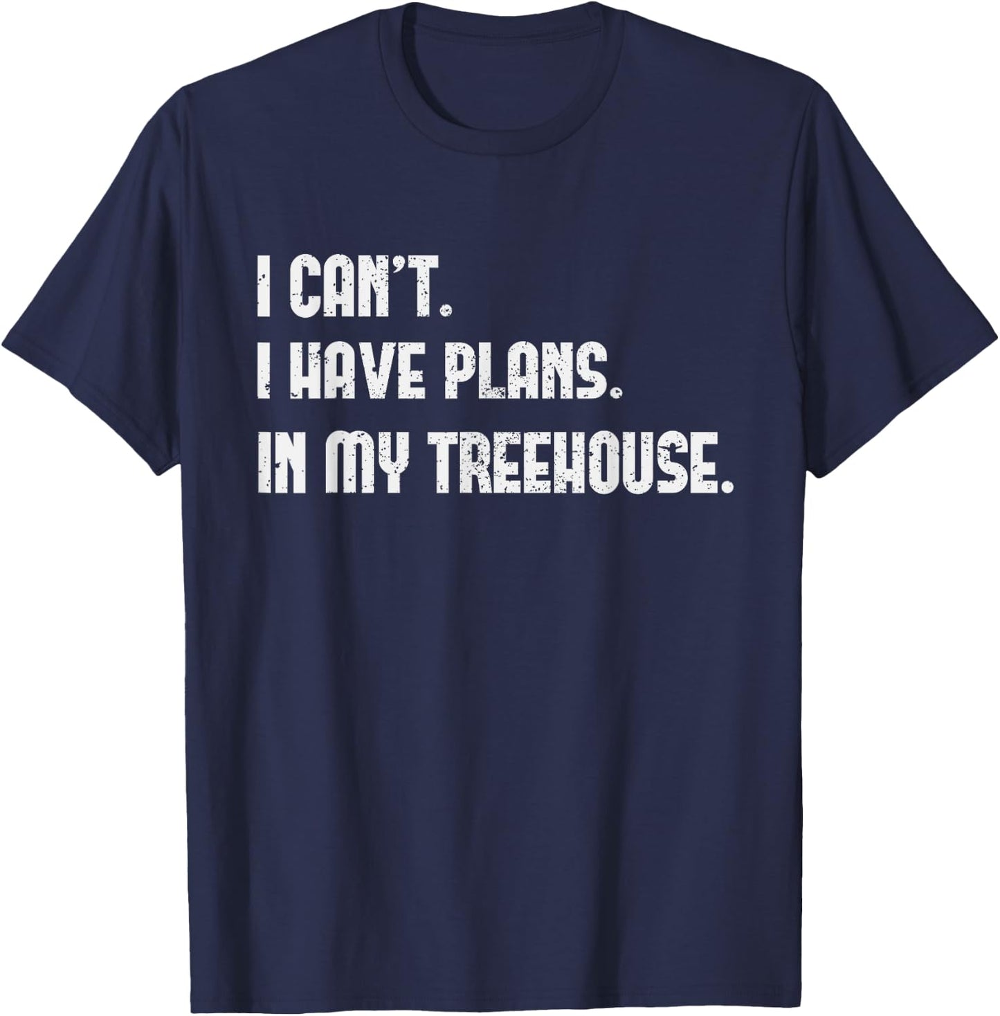 Funny Treehouse Lover Kids Girls Boys Outdoor Nature T-Shirt - T-Shirt | Navy