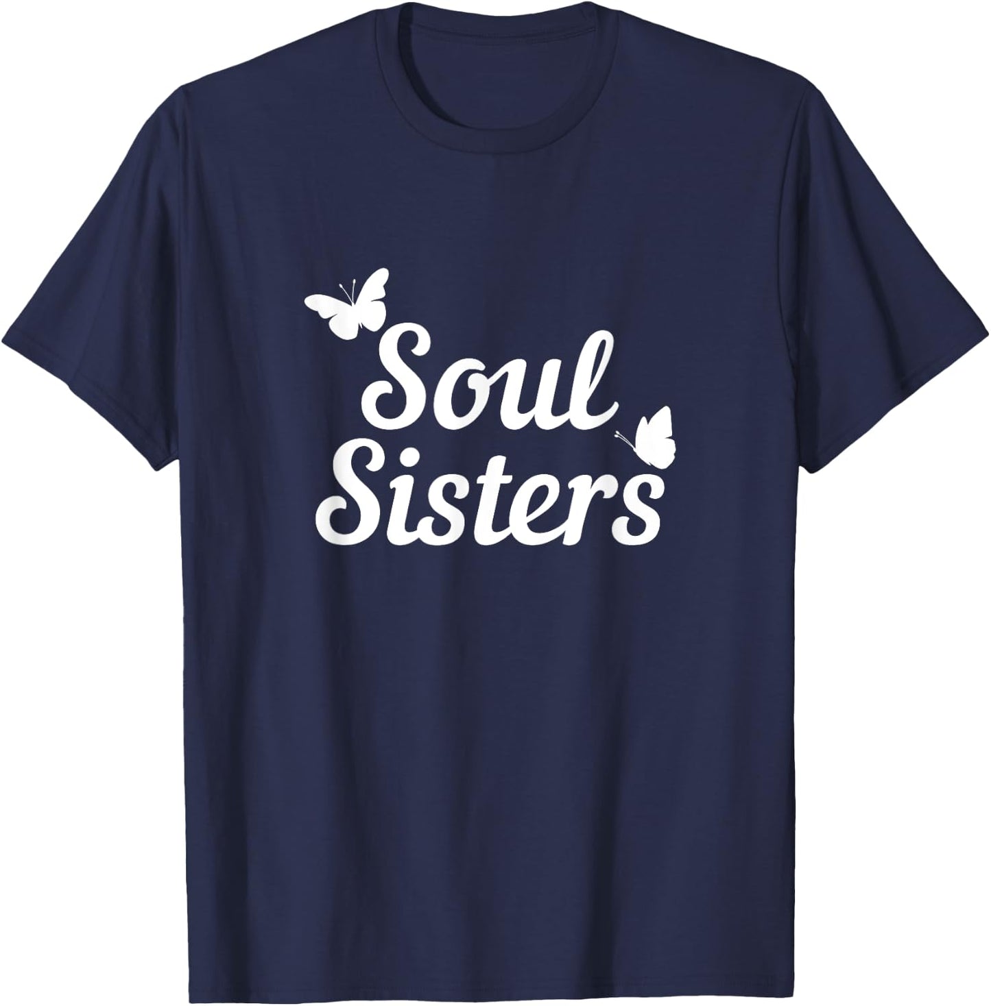 Siblings Lifestyle Kids Butterfly Print , Black, Small T-Shirt - T-Shirt | Navy